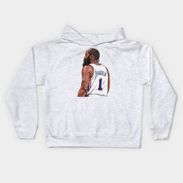 James Harden Kids Hoodie by Ades_194